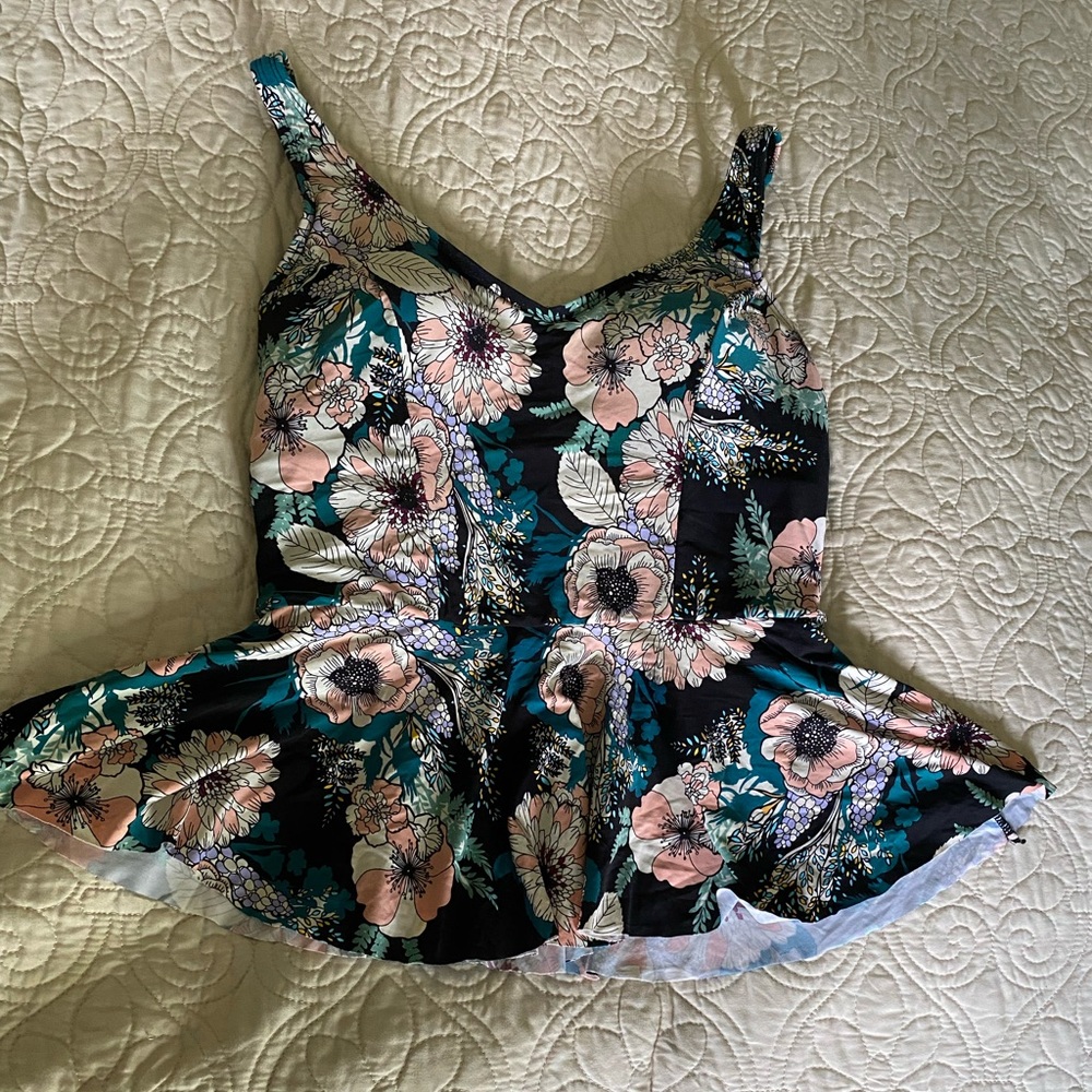 Sea Angel Peplum Swim Top